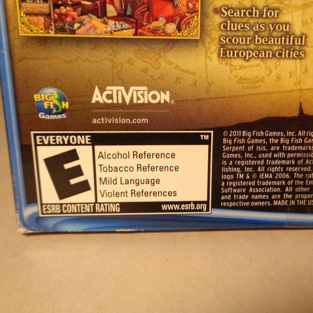 THE SERPENT OF ISIS The First 2 Chapters / 2 Game Pack New PC CD-ROM Video Game